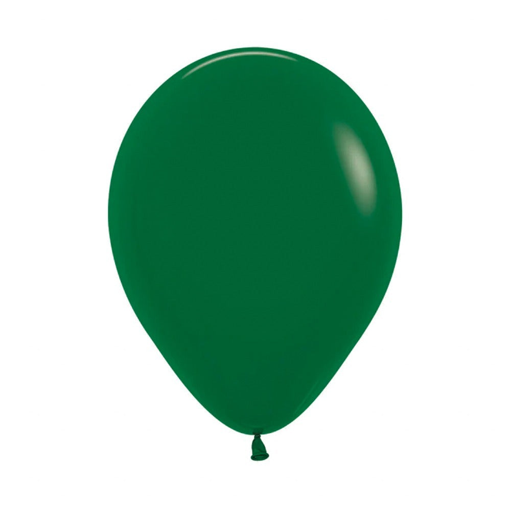Globo Rumatex R-12 color verde oscuro, 50 unidades