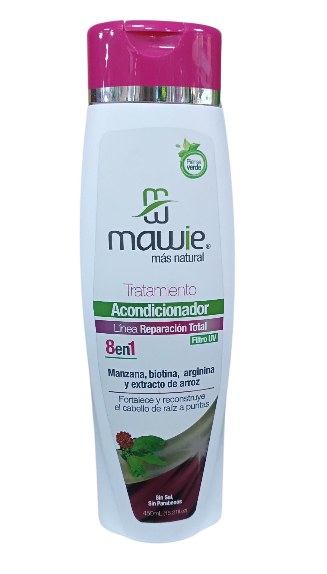 Tratamiento Acondicionador 8 en 1 Filtro UV 450ml Mawie