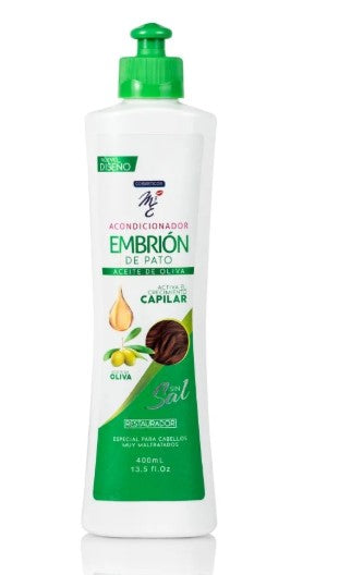 Acondicionador Embrión de Pato Sin Sal 400ml M&E