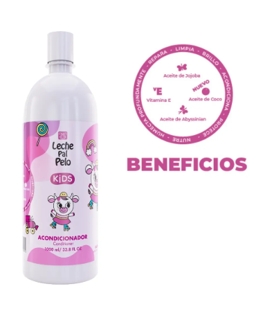 ACONDICIONADOR KIDS 1000ML LECHE PAL PELO