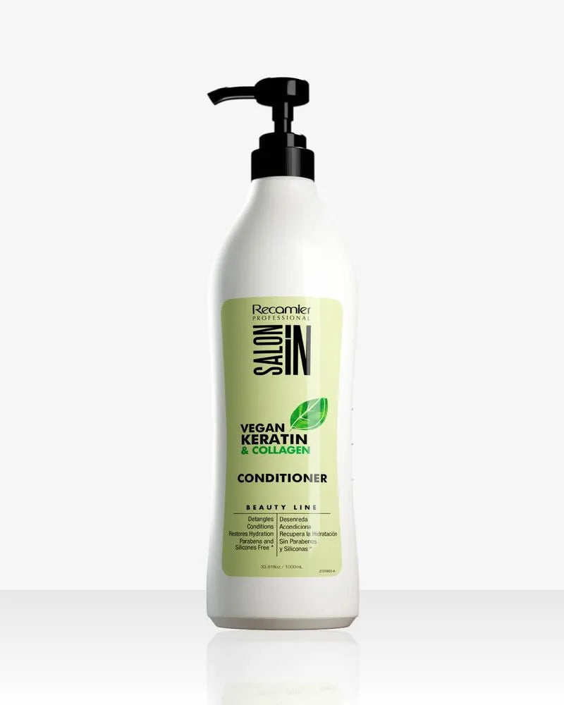 ACONDICIONADOR VEGAN KERATIN Y COLLAGEN 1000ML RECAMIER