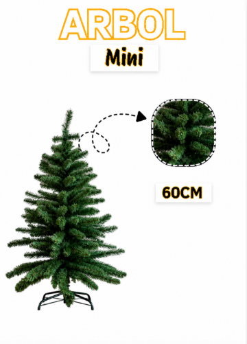 ARBOL NAVIDEÑO MINI 60CM FEXTON