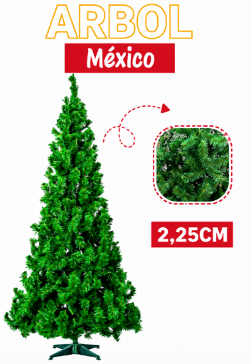 ARBOL NAVIDEÑO MEXICO 2.25CM FEXTON