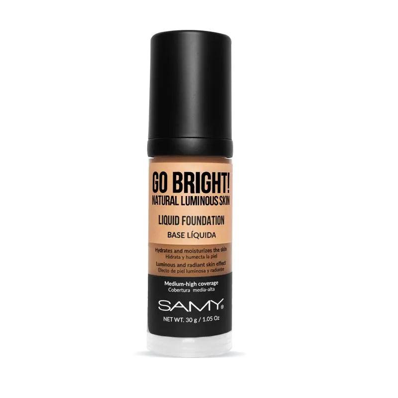 Base Líquida Go Bright 30g Samy 6.0 Deep Tan