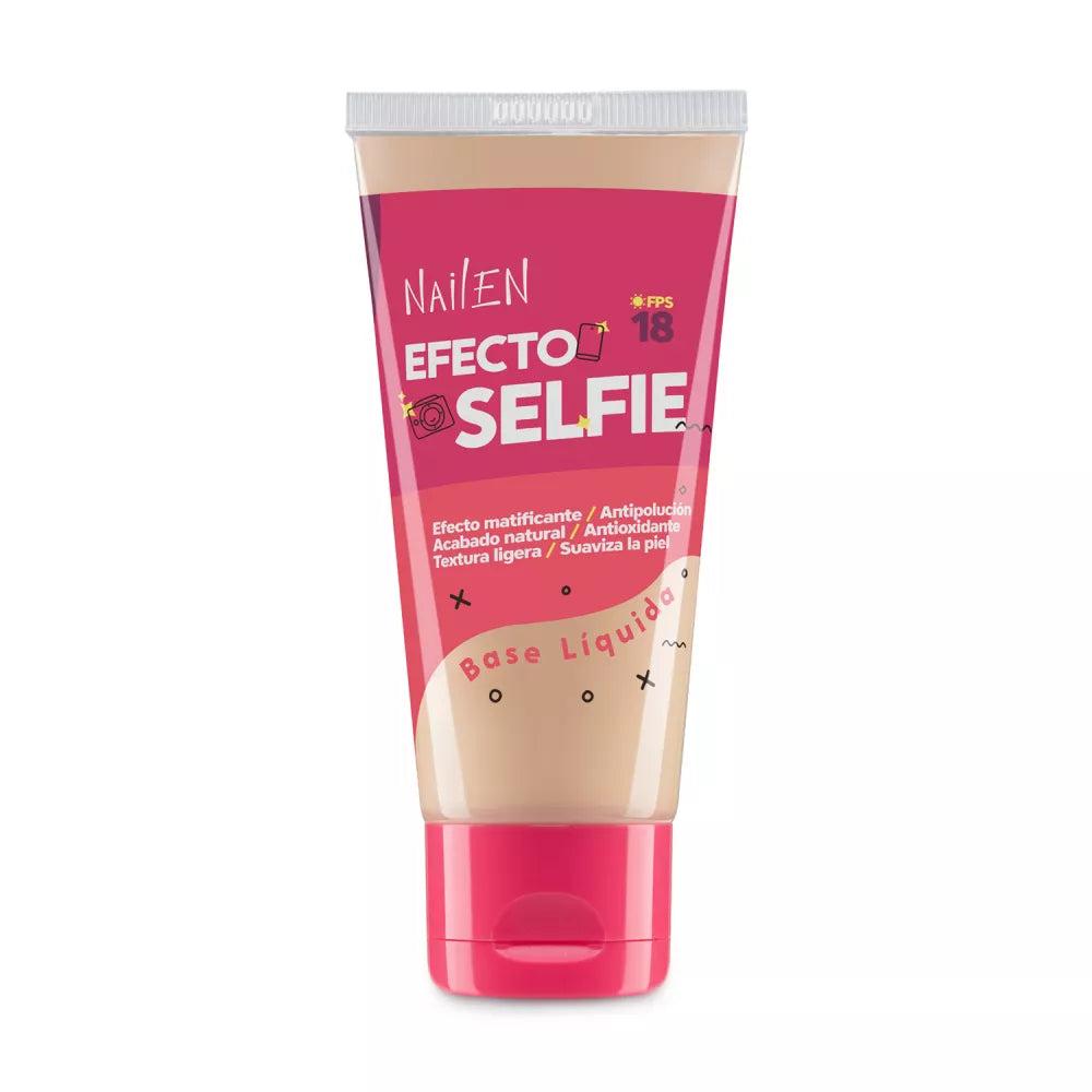 Base Líquida Nailen Efecto Selfie 30g Tono 03
