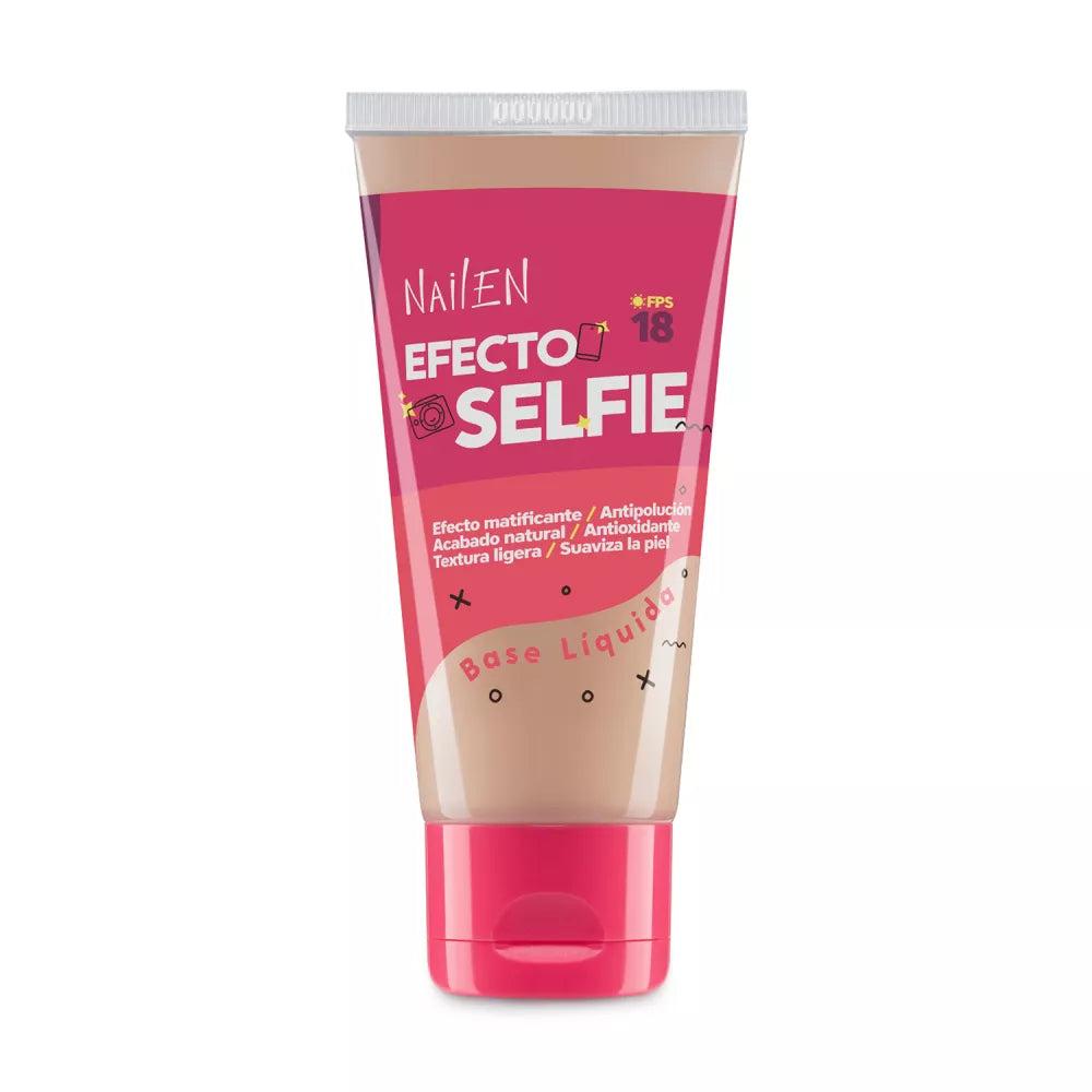 Base Líquida Nailen Efecto Selfie 30g Tono 04