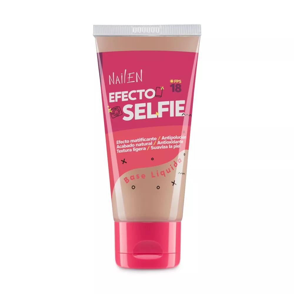 Base Líquida Nailen Efecto Selfie 30g Tono 06