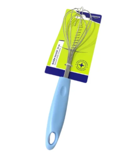 BATIDOR MANUAL ESENCIAL 25CM AZUL UNIVERSAL