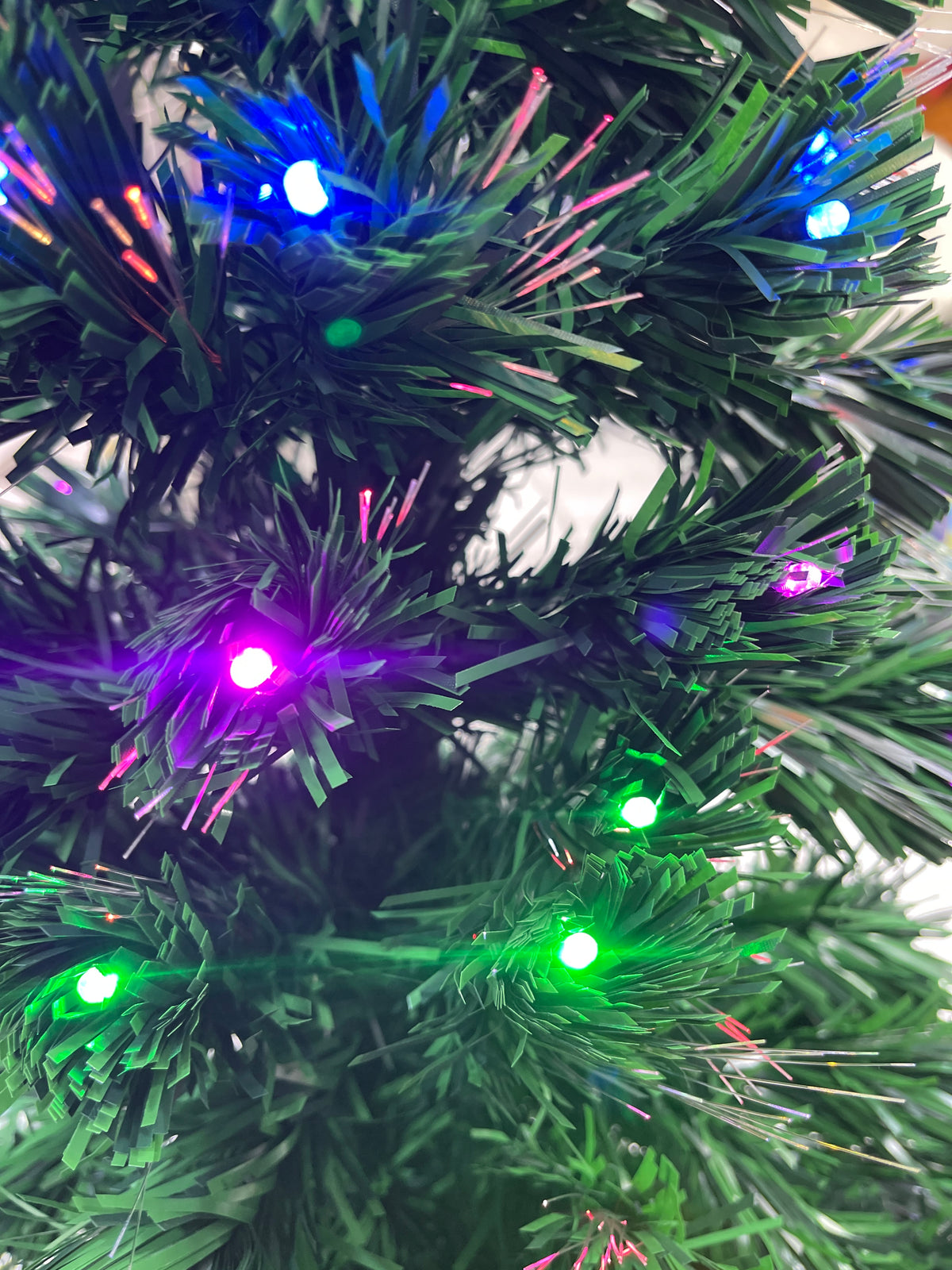 REF A5401 ARBOL FIBRA OPTICA PUNTA VERDE 90CM MULTICOLOR