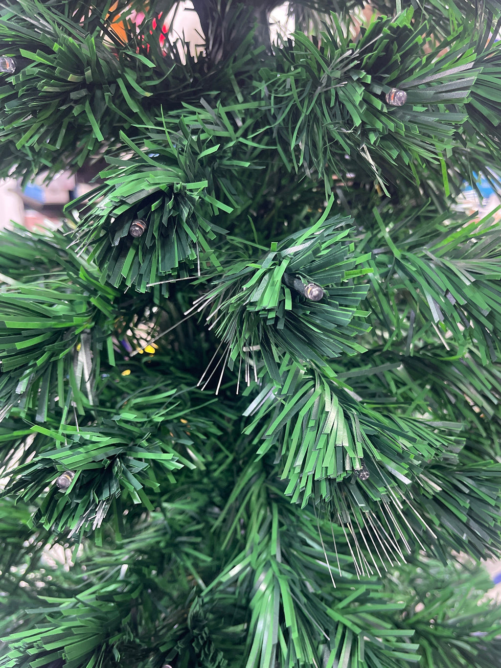 REF A5404 ARBOL FIBRA OPTICA PUNTA VERDE 180CM MULTICOLOR