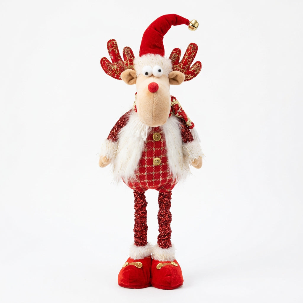 REF AF-1136 ADORNO EXTENSIBLE DE PELUCHE DE NAVIDAD - MAGICA