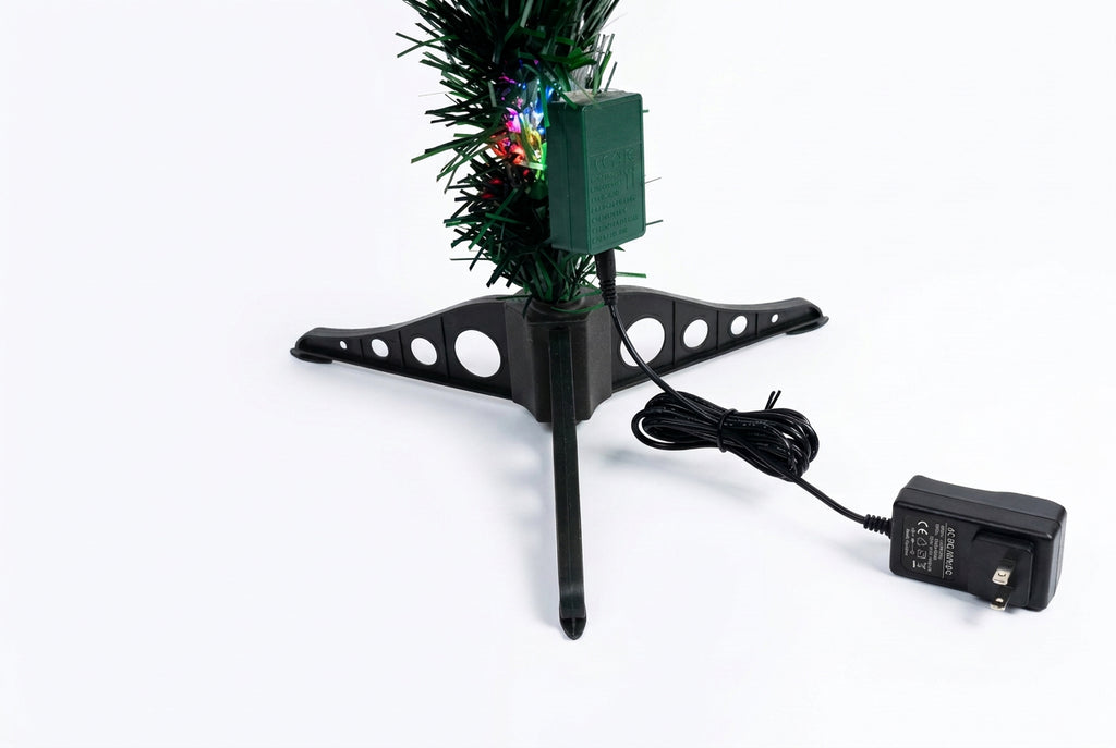 REF A5401 ARBOL FIBRA OPTICA PUNTA VERDE 90CM MULTICOLOR