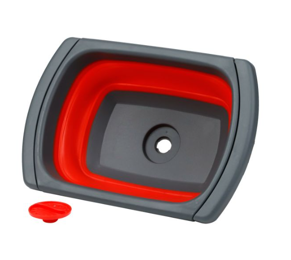 COLADOR PREMIUM DKASA RECTANGULAR REBATIBLE SILICONA