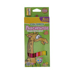 Colores 4mm Redondos Parchesitos Largos x24 Colores