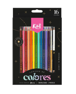 COLORES KIUT 14 PIEZAS-16 COLORES