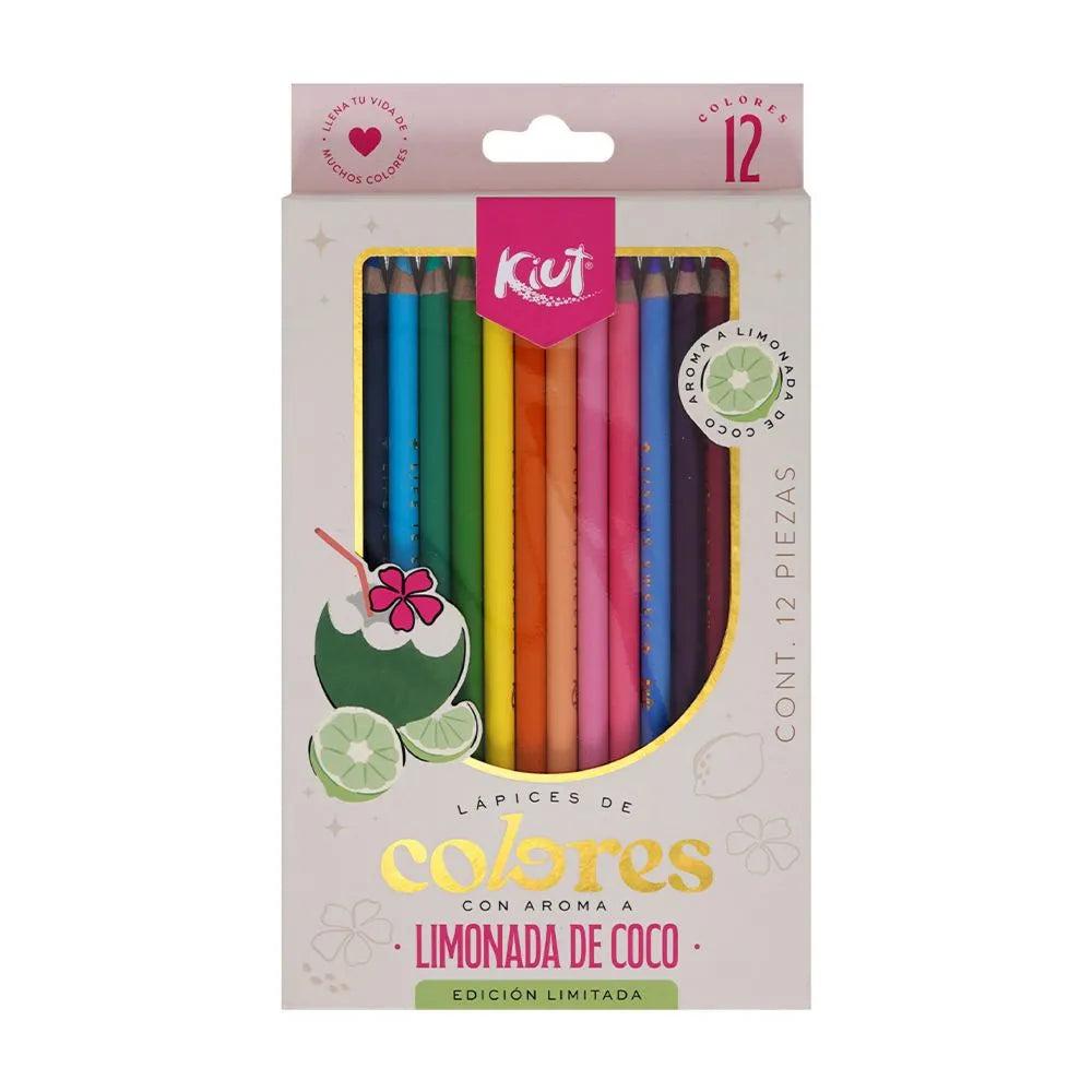 Colores Kiut con Aroma Limonada de Coco x12 Colores