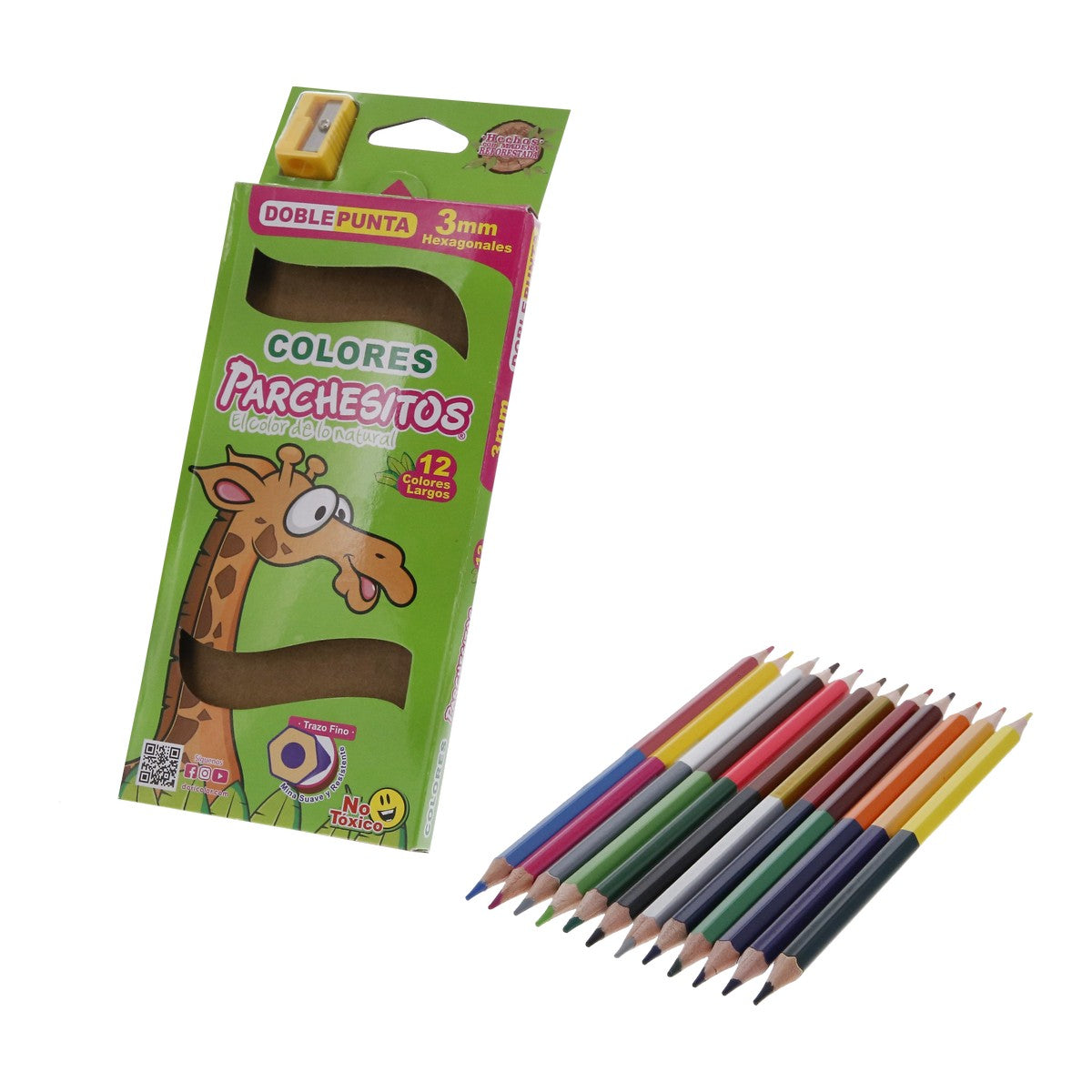 Colores Doble Punta 3mm x12 Largos