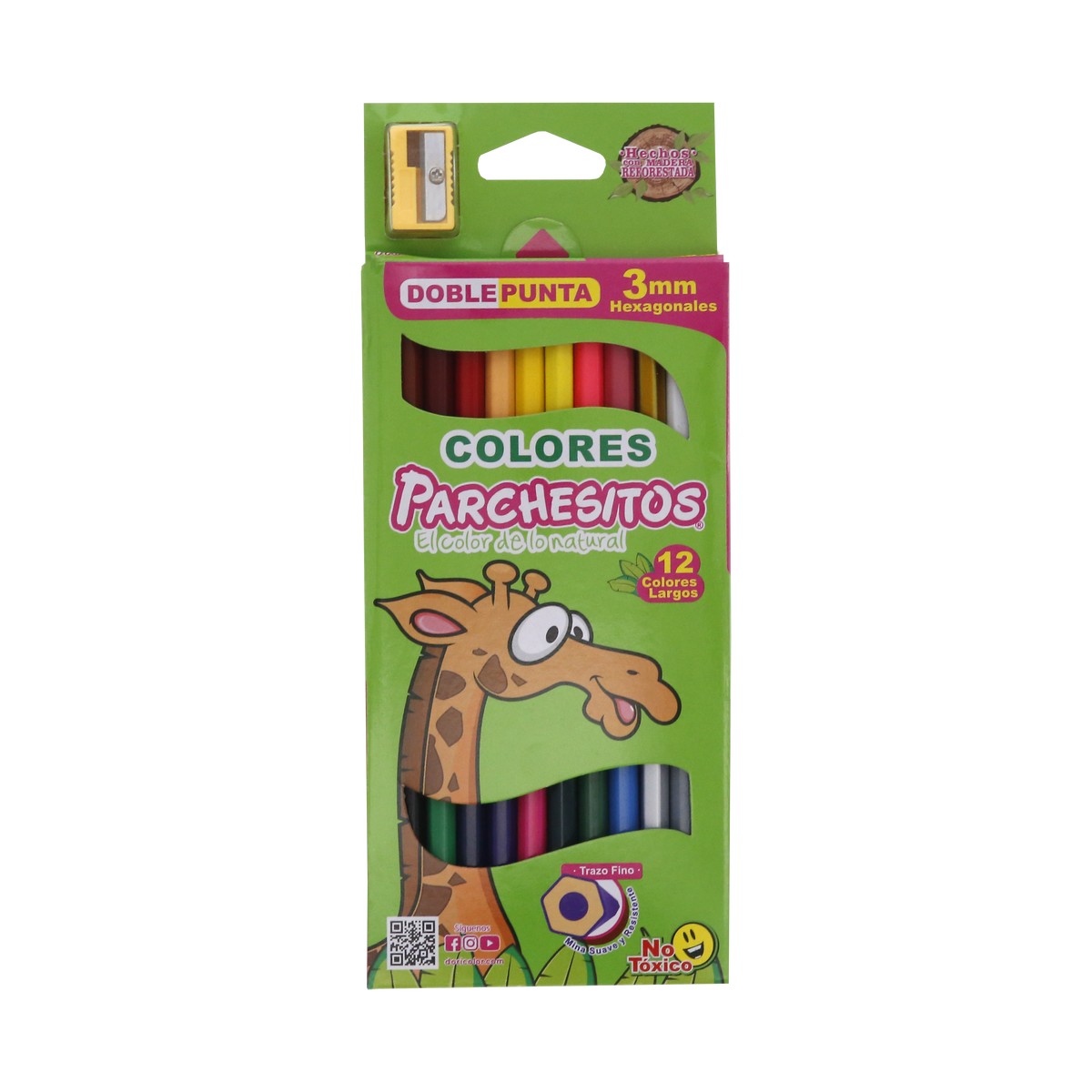 Colores Doble Punta 3mm x12 Largos