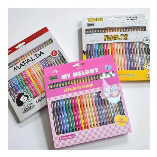 COLORES PRIMAVERA MULTI PERSONAJES X24