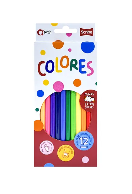 COLORES UNIPUNTA QNOTA X12 SCRIBE