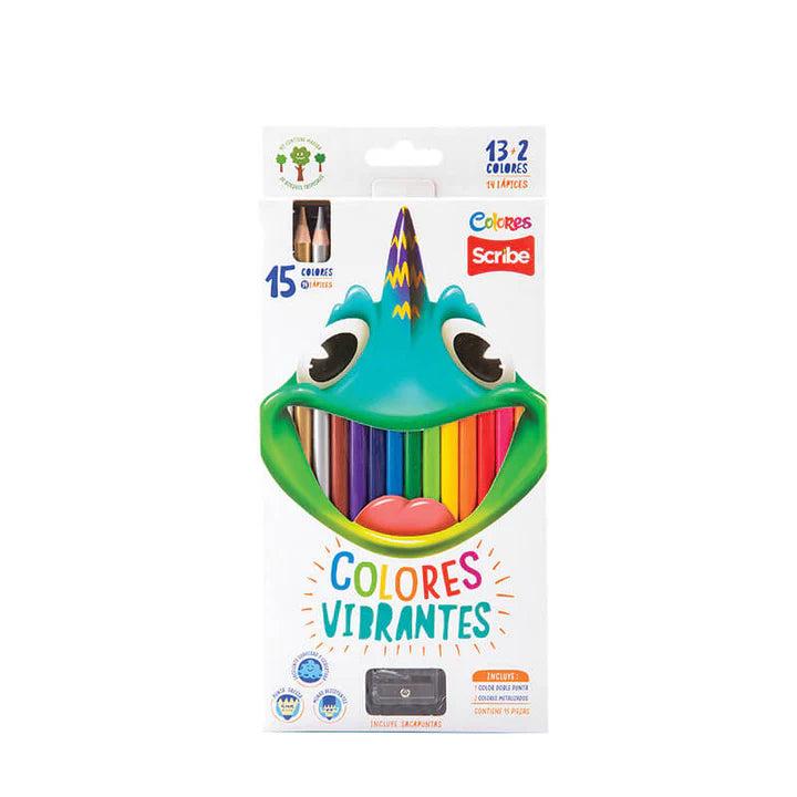Colores Vibrantes Scribe Master 13 Piezas - 12 Colores
