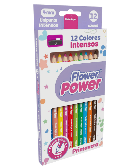 COLORES X12 FLOWER POWER PRIMAVERA