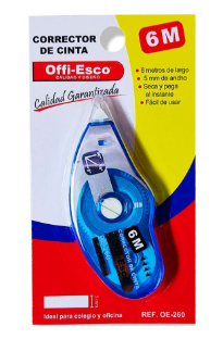 CORRECTOR CINTA OFFI-ESCO 6 M