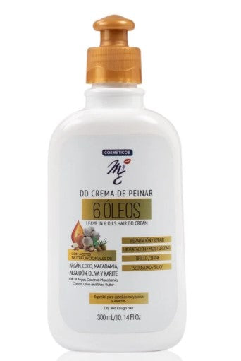 Crema para Peinar 6 Óleos 300ml M&E