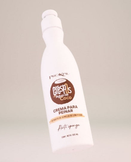 Crema para Peinar Crespos Agua de Coco 300ml Prokpil