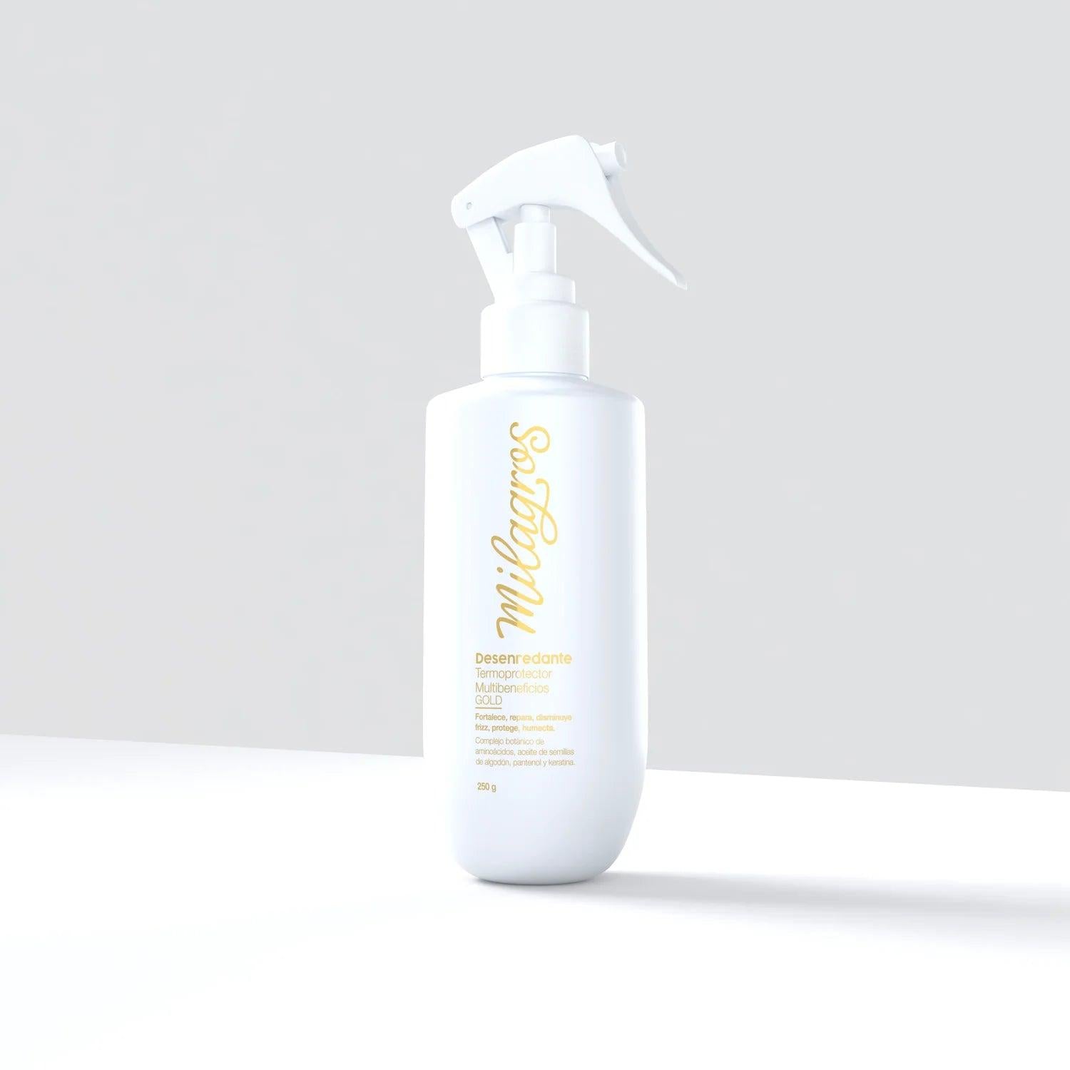 Desenredante Termoprotector Gold Milagros 250g