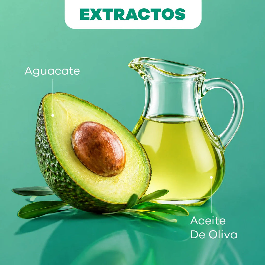Shampoo con Aguacate y Aceite de Oliva 500ml Natural Sant
