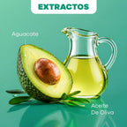 Shampoo con Aguacate y Aceite de Oliva 500ml Natural Sant