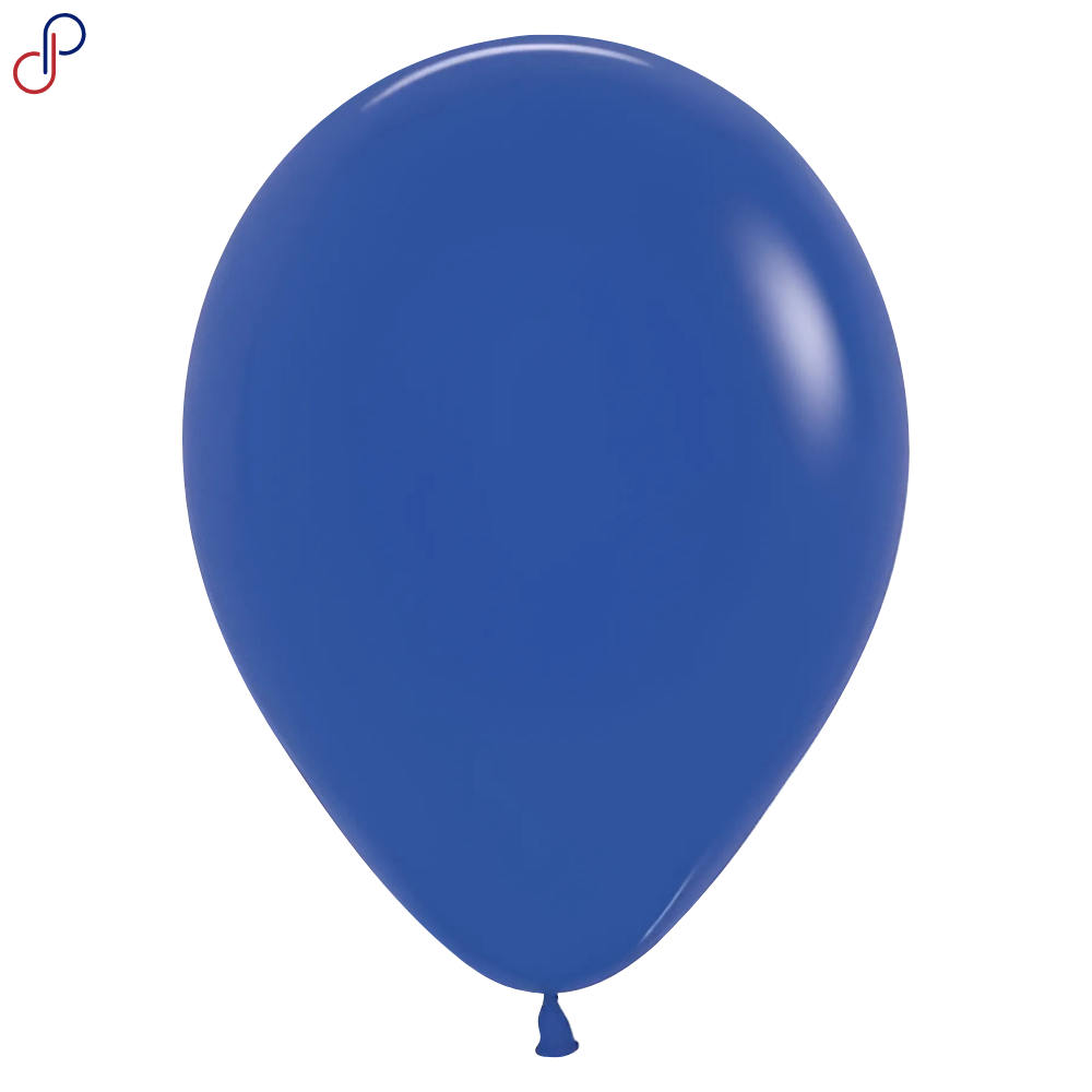 Globo Rumatex R-9 liso azul medio, paquete de 50 unidades