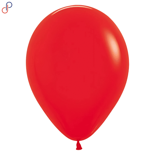 Globo Rumatex R-9 liso rojo, paquete de 50 unidades
