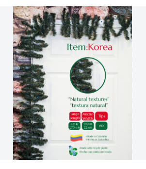 GUIRNALDA NAVIDEÑA KOREA 2.7M FEXTON