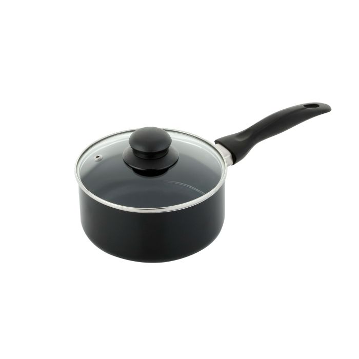 PEROL SIMPLICITY ANTIDHERENTE 14 CM TAPA DE VIDRIO DKASA