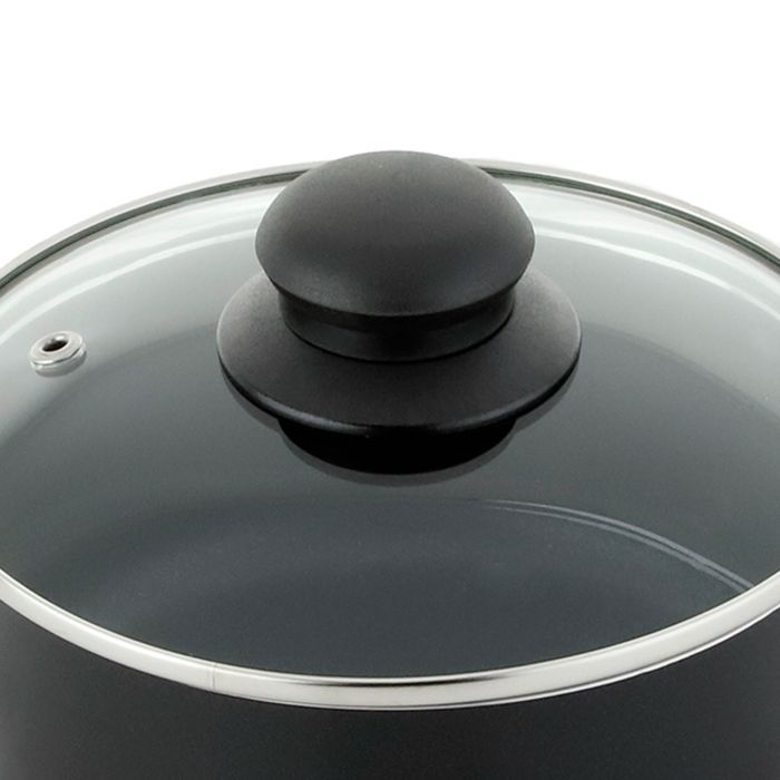 PEROL SIMPLICITY ANTIDHERENTE 14 CM TAPA DE VIDRIO DKASA