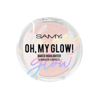 Iluminador Compacto Samy Oh My Glow! Tono 01 Rose Orbit