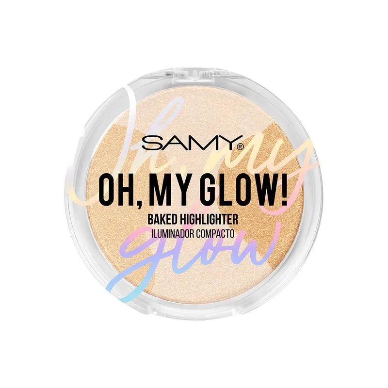 Iluminador Compacto Samy Oh My Glow! Tono 03 Bronze Orbit