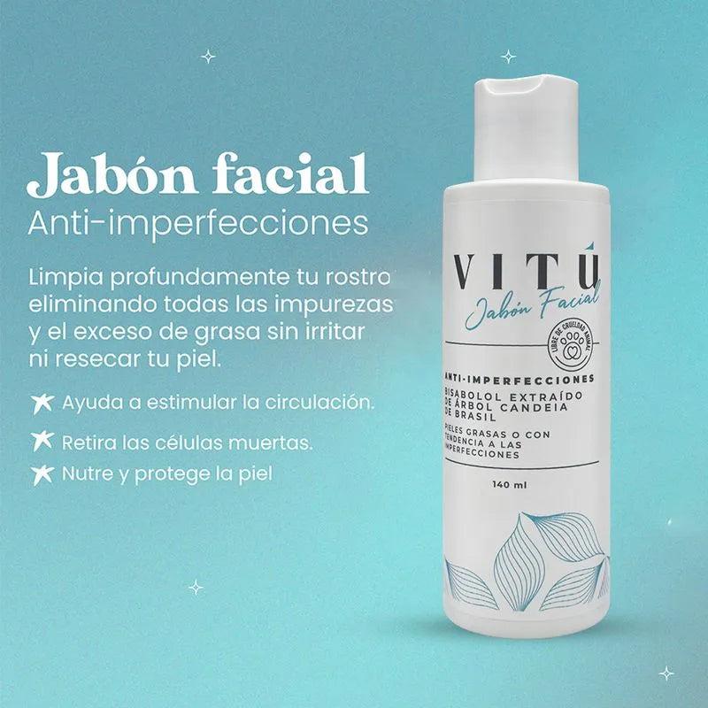 Jabón Antiimperfecciones Vitú 140ml