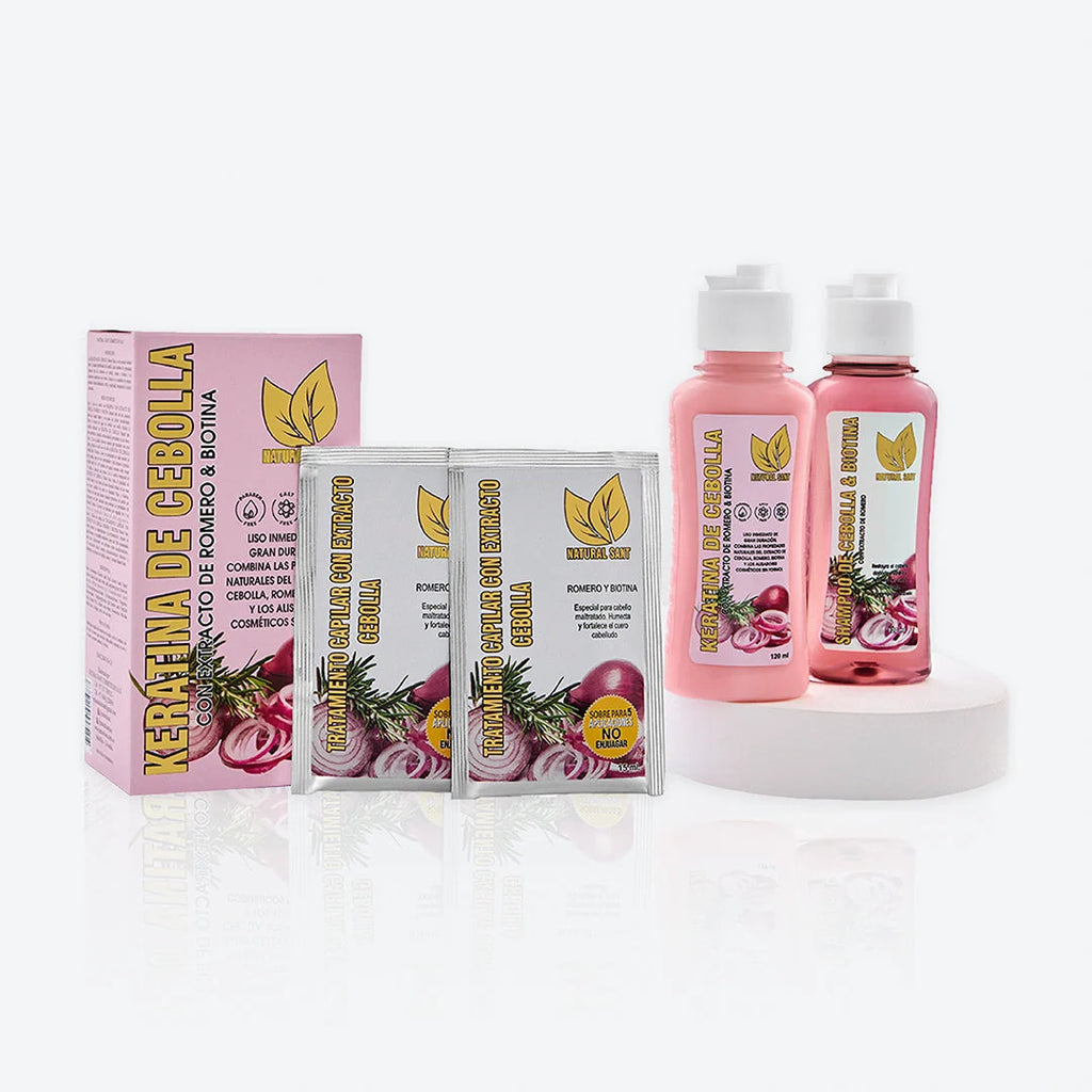 Keratina Cebolla, Romero y Biotina 120ml Natural Sant