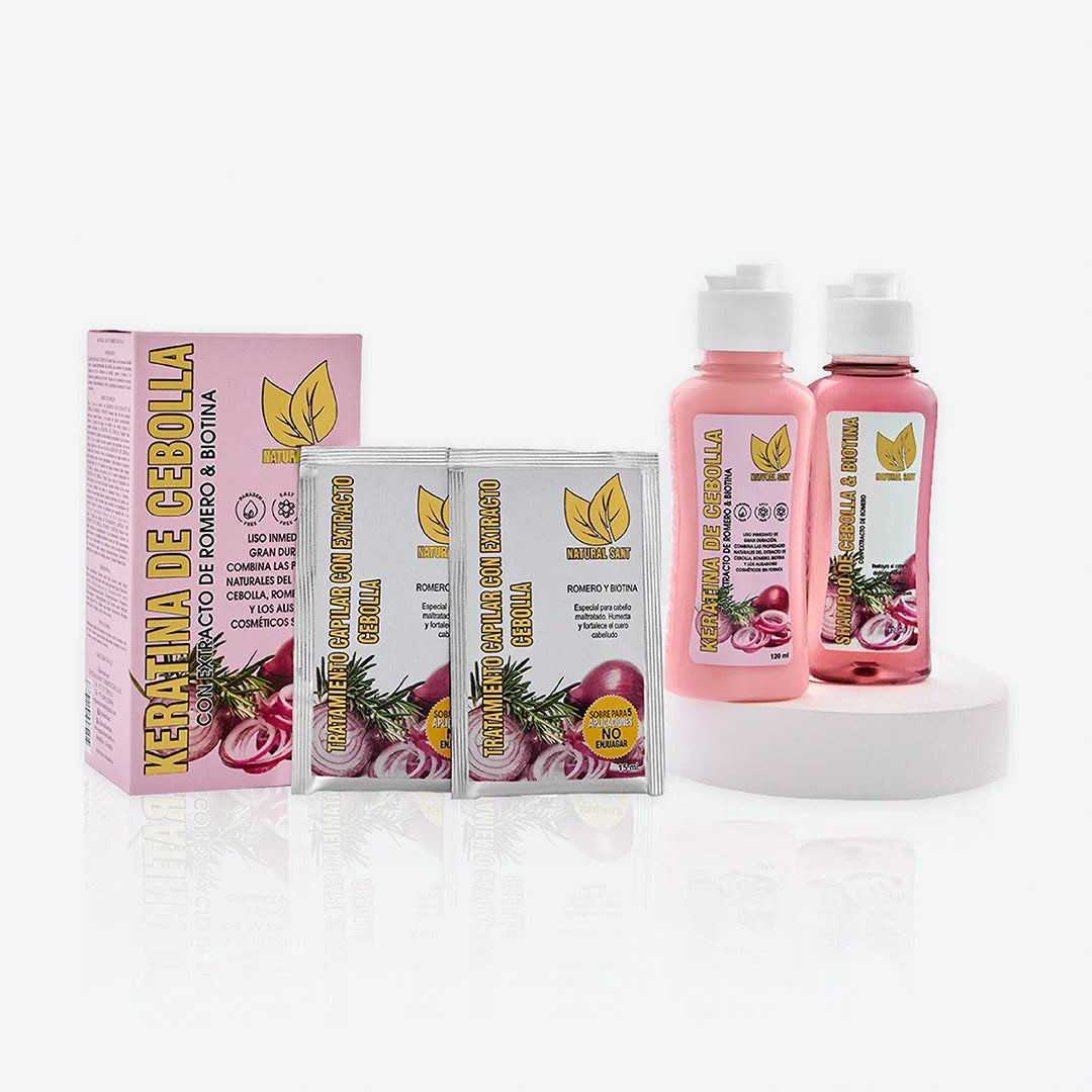 Keratina Cebolla, Romero y Biotina 120ml Natural Sant