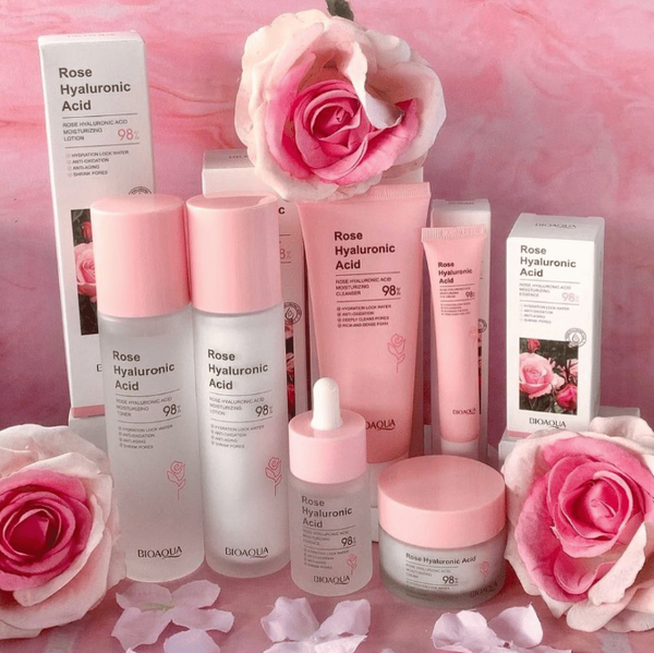 KIT BIOAQUA ROSAS X6 PIEZAS