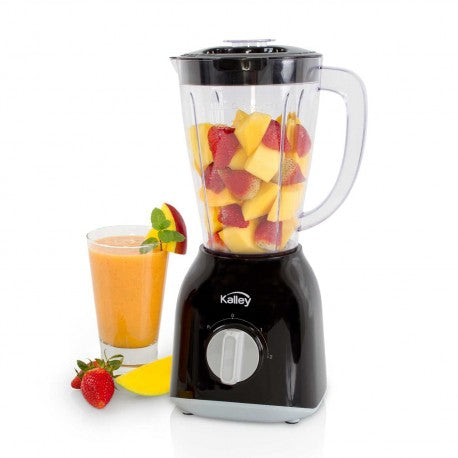 Licuadora Kalley 400W 1.5L Negra