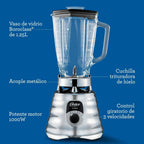 LICUADORA OSTER CLASICA BLST4655 700W PLATEADO