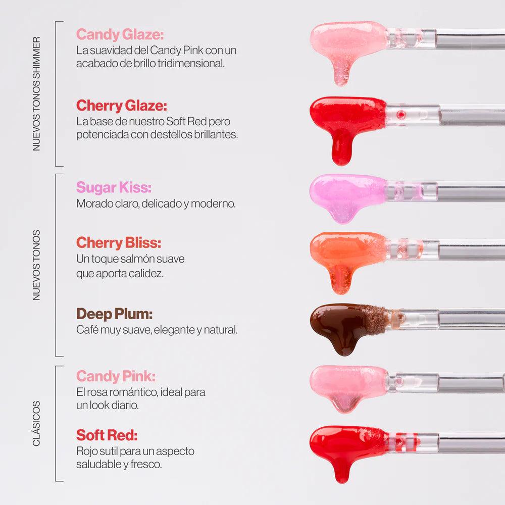 Lip Oil + Shimmer Collection Cherry Glaze Atenea