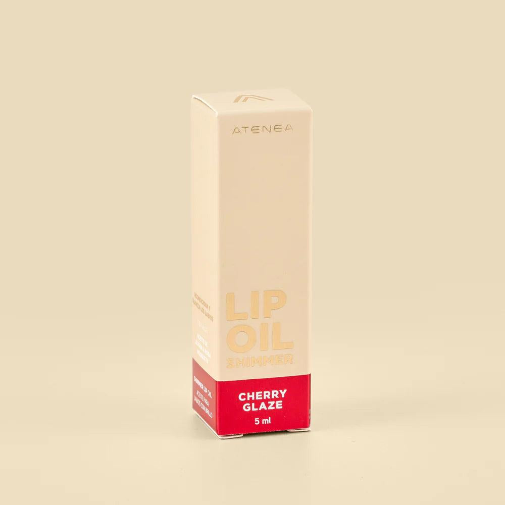 Lip Oil + Shimmer Collection Cherry Glaze Atenea