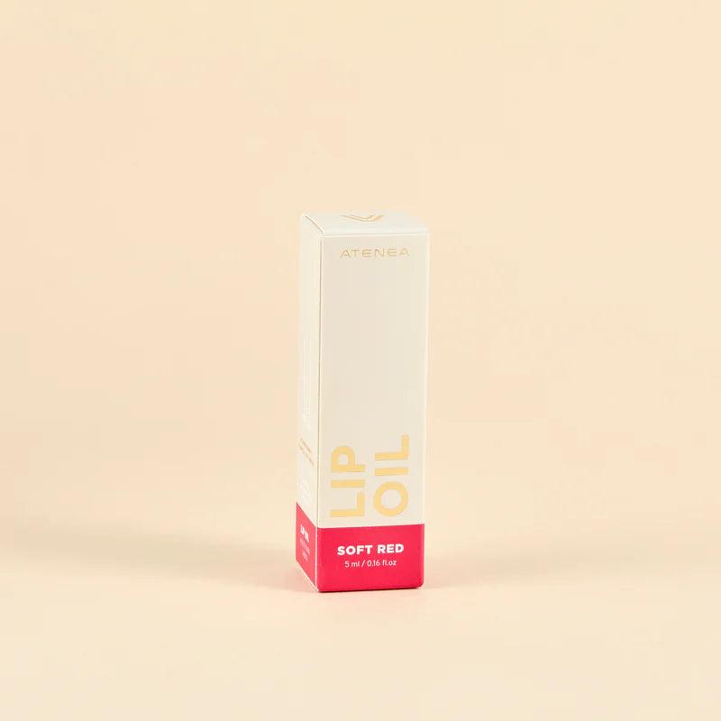 Lip Oil + Shimmer Collection Soft Red