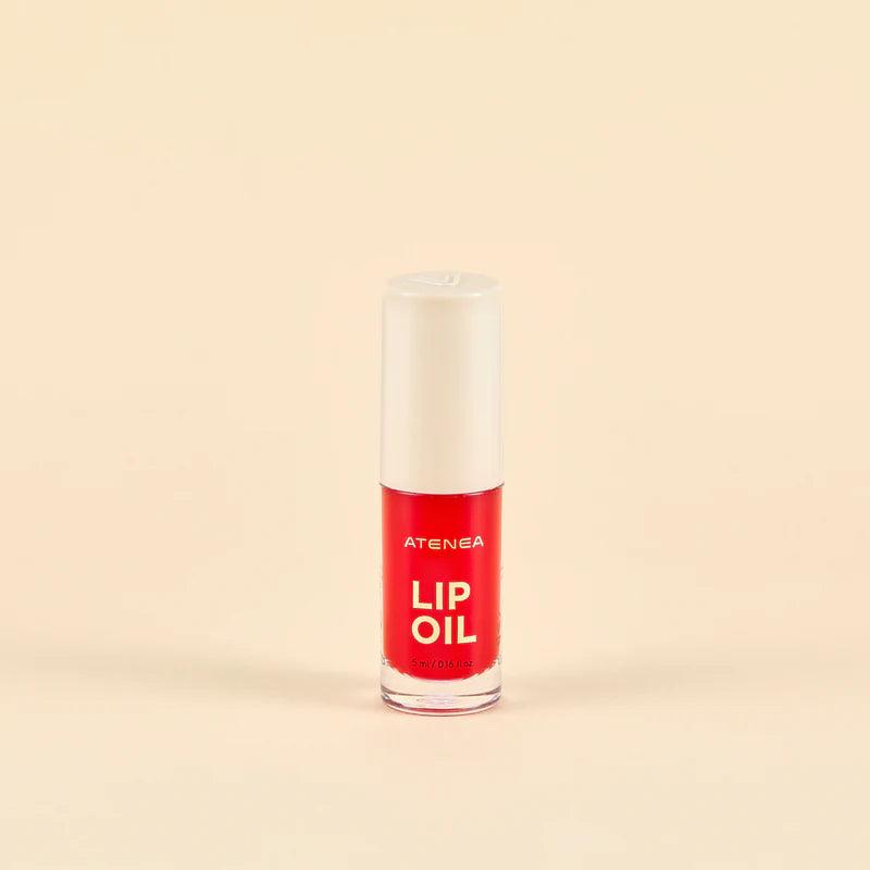 Lip Oil + Shimmer Collection Soft Red