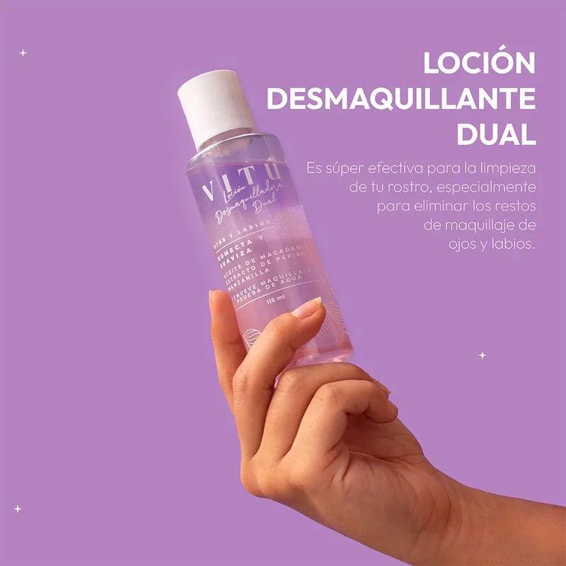 Loción Desmaquilladora Dual Ojos y Labios Vitú